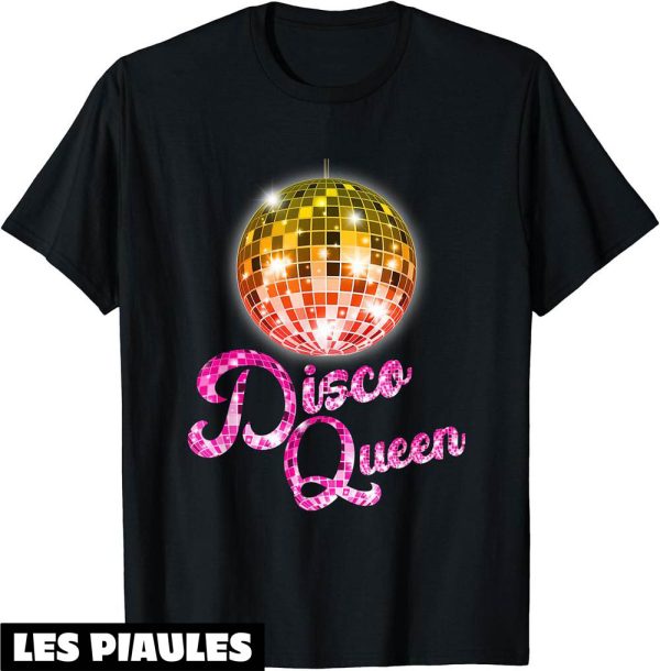 Annee 90 T-Shirt Disco Queen Tenue Retro Des Annees 80 Et 90