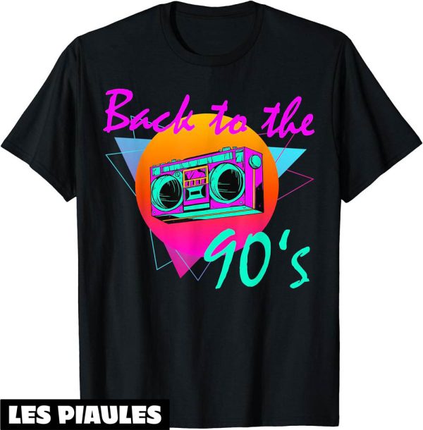 Annee 90 T-Shirt Retour Dans Les Annees 90s Radio Vintage