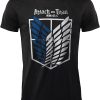 Attaque Des Titans T-Shirt Symbole Logo Attaque Des Geants