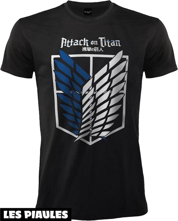 Attaque Des Titans T-Shirt Symbole Logo Attaque Des Geants