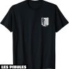 Attaque Des Titans T-Shirt Tete D’Affiche Du Regiment Scout
