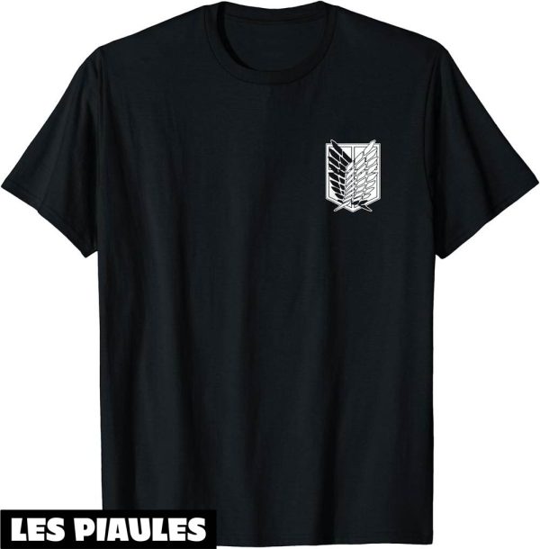 Attaque Des Titans T-Shirt Tete D’Affiche Du Regiment Scout