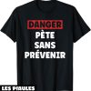 Beauf T-Shirt Humour Caca Pete Sans Prevenir Prout