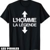 Beauf T-Shirt L’homme La Legende Cadeau Humour Zizi Drole