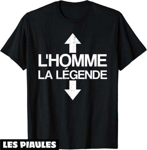 Beauf T-Shirt L’homme La Legende Cadeau Humour Zizi Drole