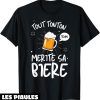 Beauf T-Shirt Tout Tonton Merite Sa Biere Apero Biere