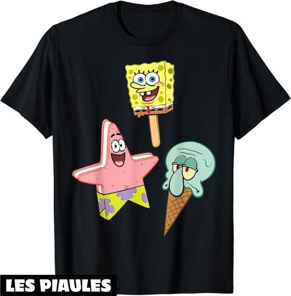 Bob L’eponge T-Shirt Spongebob Squarepants Ice Cream