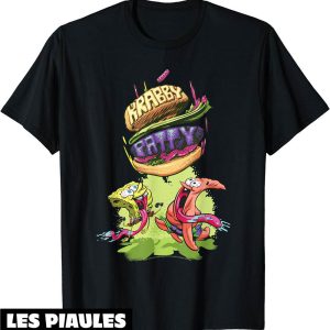 Bob L’eponge T-Shirt Squarepants Krabby Patty From The Sky Bob L’eponge T-Shirt Squarepants Krabby Patty From The Sky
