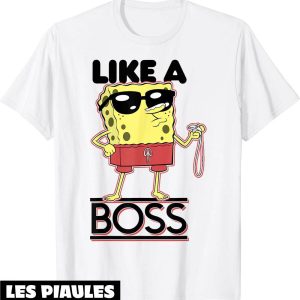 Bob L’eponge T-Shirt Squarepants Lifeguard Like A Boss Bob L’eponge T-Shirt Squarepants Lifeguard Like A Boss