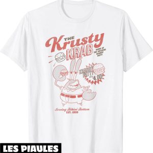 Bob L’eponge T-Shirt Squarepants Mr. Krabs Krusty Krab Ad Bob L’eponge T-Shirt Squarepants Mr. Krabs Krusty Krab Ad