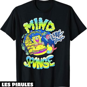 Bob L’eponge T-Shirt Squarepants Psychedelic Sponge Bob L’eponge T-Shirt Squarepants Psychedelic Sponge