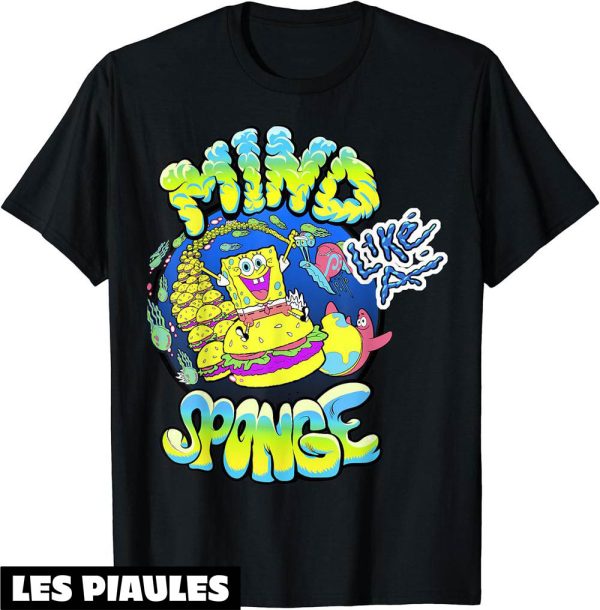 Bob L’eponge T-Shirt Squarepants Psychedelic Sponge