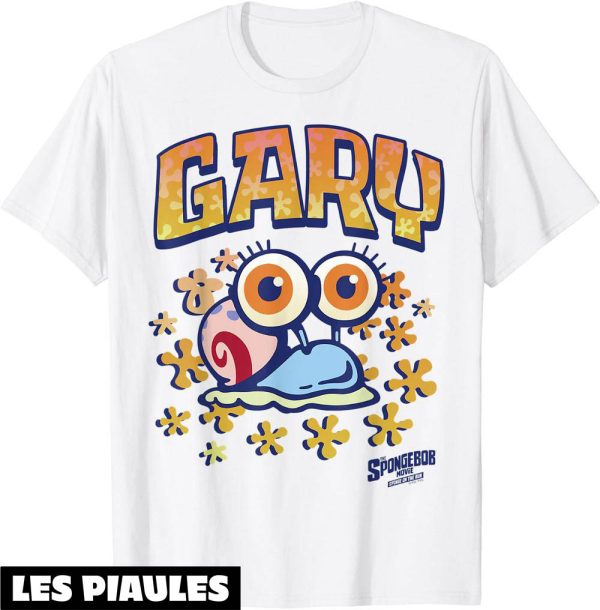 Bob L’eponge T-Shirt Squarepants Sponge On The Run Gary