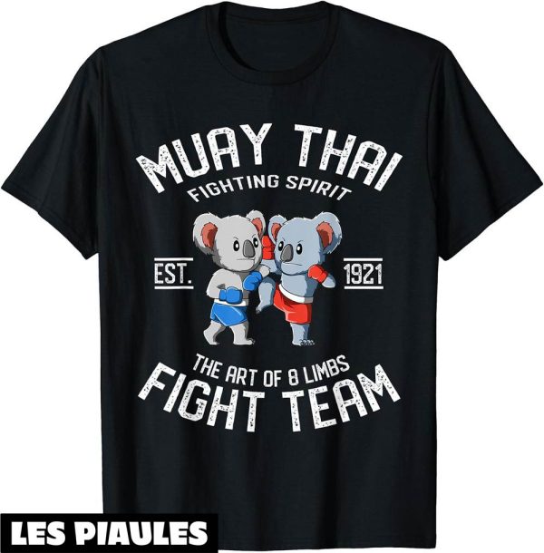 Boxe Thai T-Shirt Muay Thai Koala Thailandaise Et Kickboxing