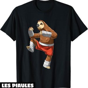 Boxe Thai T-Shirt Paresse Muay Thailandaise Et Kickboxing Boxe Thai T-Shirt Paresse Muay Thailandaise Et Kickboxing