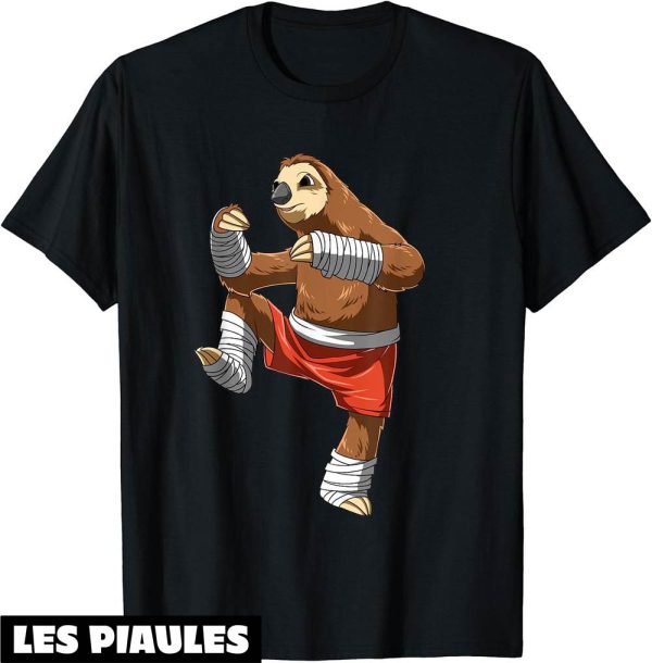 Boxe Thai T-Shirt Paresse Muay Thailandaise Et Kickboxing