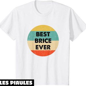 Brice De Nice T-Shirt Nom De La Brice Fond Vintage Colore