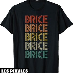 Brice De Nice T-Shirt Vintage Retro Prenom Brice Colore