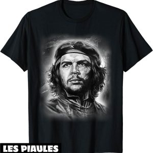Che Guevara T-Shirt Portrait Avec Carte De La Revolution