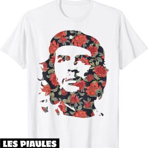 Che Guevara T-Shirt Revolution Cuba Floral Portrait