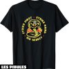 Cobra Kai T-Shirt Frapper Le Premier Cobra Logo Film De Karate