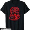 Cobra Kai T-Shirt Logo De Cobra Rouge Film De Karate