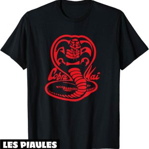 Cobra Kai T-Shirt Logo De Cobra Rouge Film De Karate Cobra Kai T-Shirt Logo De Cobra Rouge Film De Karate