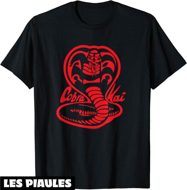 Cobra Kai T-Shirt Logo De Cobra Rouge Film De Karate