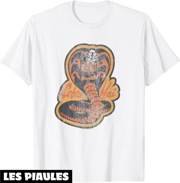 Cobra Kai T-Shirt Logo De Serpent En Detresse Film De Karate