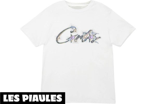 Corteiz T-Shirt Logo Bling Bling Classique Allstarz Chrome