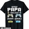 Futur Papa T-Shirt Niveau Papa Debloque Futur Pere