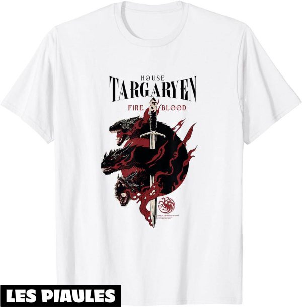 Game Of Throne T-Shirt House Targaryen Television Series