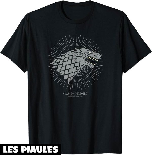 Game Of Throne T-Shirt Stark Burst Sigil Television Series