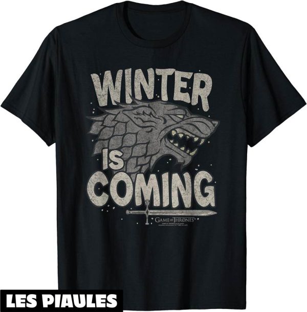 Game Of Throne T-Shirt Winter Is Coming Television Series