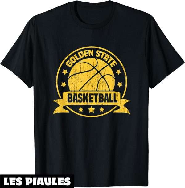 Golden State Warriors T-Shirt Fan Ballon De Basketball