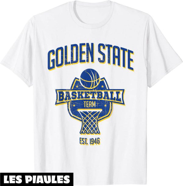 Golden State Warriors T-Shirt Porte Hayon Retro Pour Fan