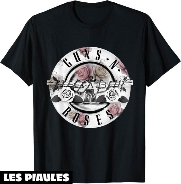 Guns N Roses T-Shirt Ballon De Remplissage Motif Floral