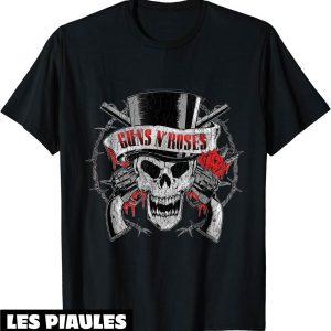 Guns N Roses T-Shirt Chapeau Haut-De-Forme Tete De Mort Guns N Roses T-Shirt Chapeau Haut-De-Forme Tete De Mort