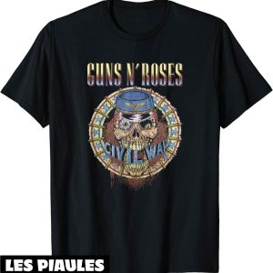 Guns N Roses T-Shirt Guerre Civile Vieilli Groupe Americain Guns N Roses T-Shirt Guerre Civile Vieilli Groupe Americain