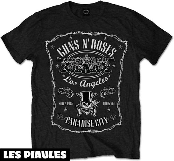 Guns N Roses T-Shirt Paradise City Label Vintage Band