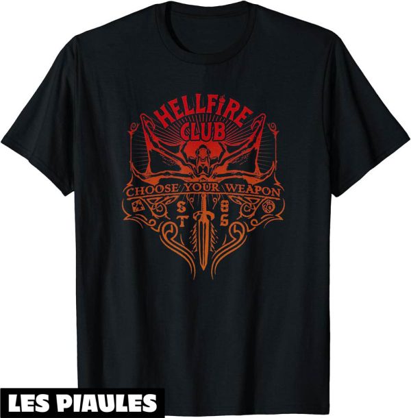 Hellfire Club T-Shirt Stranger Things 4 Choose Your Weapon