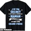 Je Vais Etre Grand Frere T-Shirt Enfant J’ai Un Secret