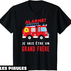 Je Vais Etre Grand Frere T-Shirt Pompiers Annonce Grossesse