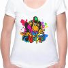 LC Waikiki T-Shirt Colorful Style Cute Street Graffiti