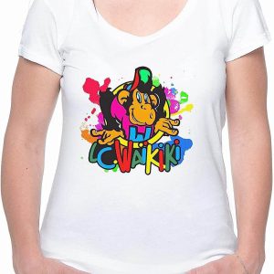 LC Waikiki T-Shirt Colorful Style Cute Street Graffiti