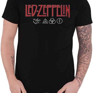 Led Zeppelin T-Shirt Live Nation Rock Band Music Tee Led Zeppelin T-Shirt Live Nation Rock Band Music Tee