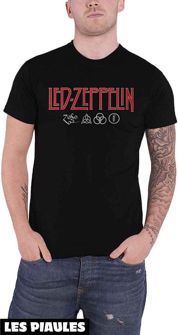 Led Zeppelin T-Shirt Live Nation Rock Band Music Tee
