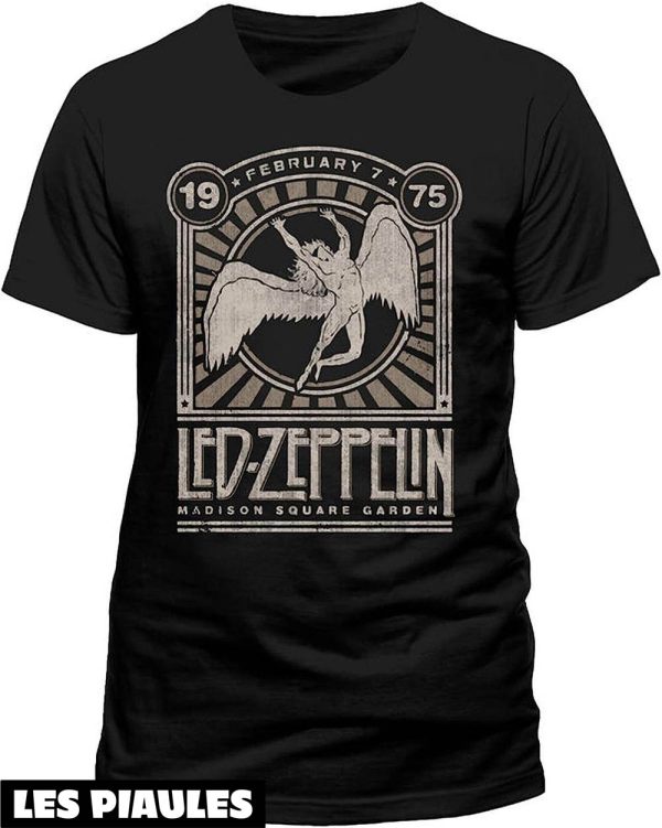 Led Zeppelin T-Shirt Madison Square Gardens Rock Tee