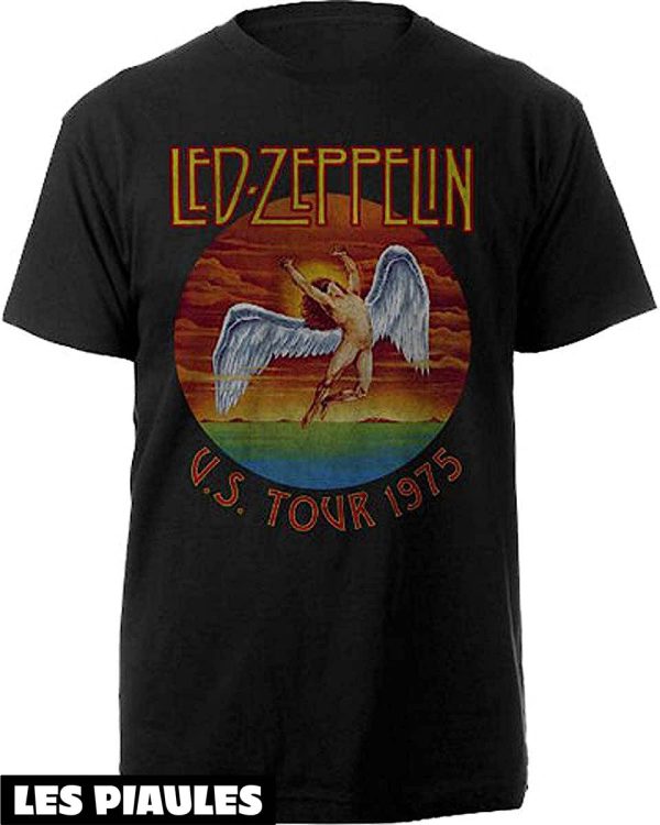 Led Zeppelin T-Shirt Rock Off USA Tour ’75. Groupe De Rock