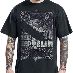 Led Zeppelin T-Shirt Shook Me Rock Band Music Vintage Tee Led Zeppelin T-Shirt Shook Me Rock Band Music Vintage Tee